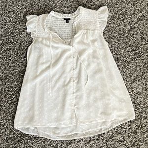 Torrid, white lace top, Size 0 (xl to xxl)